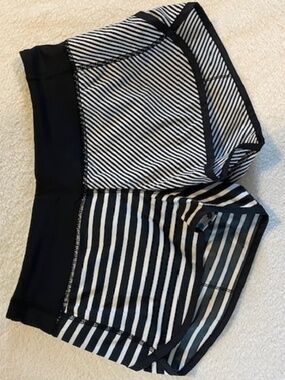RARE 🦄 Lululemon SeaWheeze 2014 "Frankenstripe" Speed Shorts